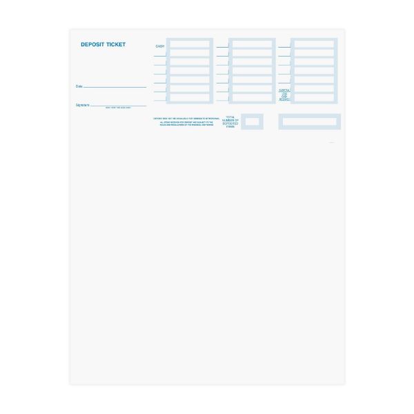 Quickbooks Deposit Tickets