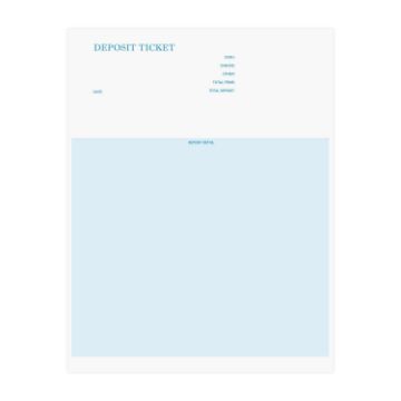 Peachtree Deposit Tickets