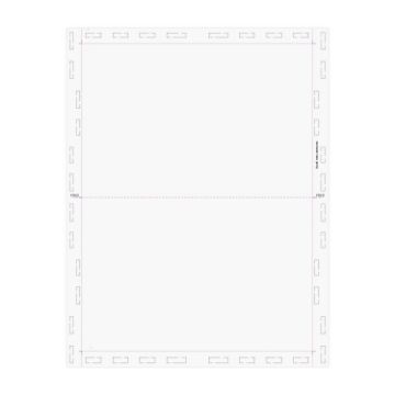 V Fold 8.5" x 11" One Blockout - Pressure Seal Documents