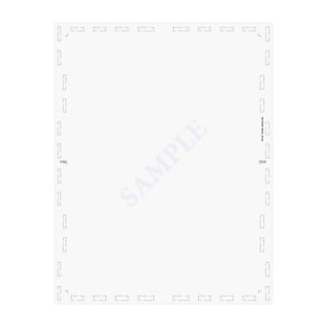 V Fold 8.5" x 11" No Blockout - Pressure Seal Documents