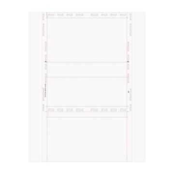 Z Fold No Blockout White Form - Pressure Seal Documents