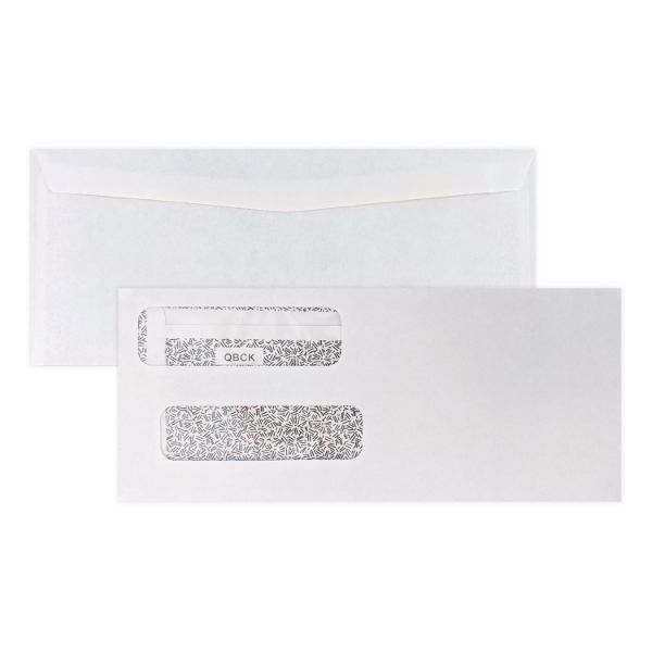 Regular Seal Double Window Quickbooks Check Envelope