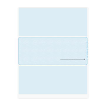 Middle Business Laser Checks w/ Imprint