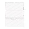 Z Fold 8.5" x 11" Blank White Form 28# - Pressure Seal Documents