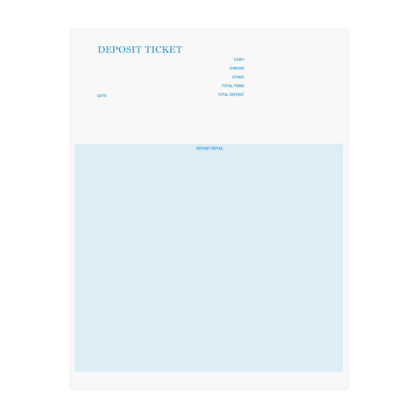 Custom Peachtree Deposit Ticket || Manual Checks || Checks & Forms